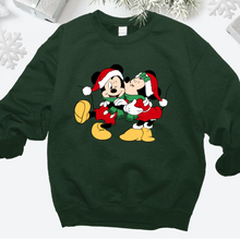 Load image into Gallery viewer, Mickey &amp; Minnie Christmas Tee/Crew

