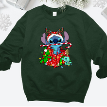 Load image into Gallery viewer, Stitch Christmas Present Tee/Crew

