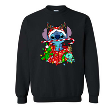 Load image into Gallery viewer, Stitch Christmas Present Tee/Crew
