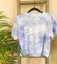 Load image into Gallery viewer, Dodger Tie Dye Crop Tee
